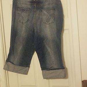 Lane Bryant, used, light wash denim
